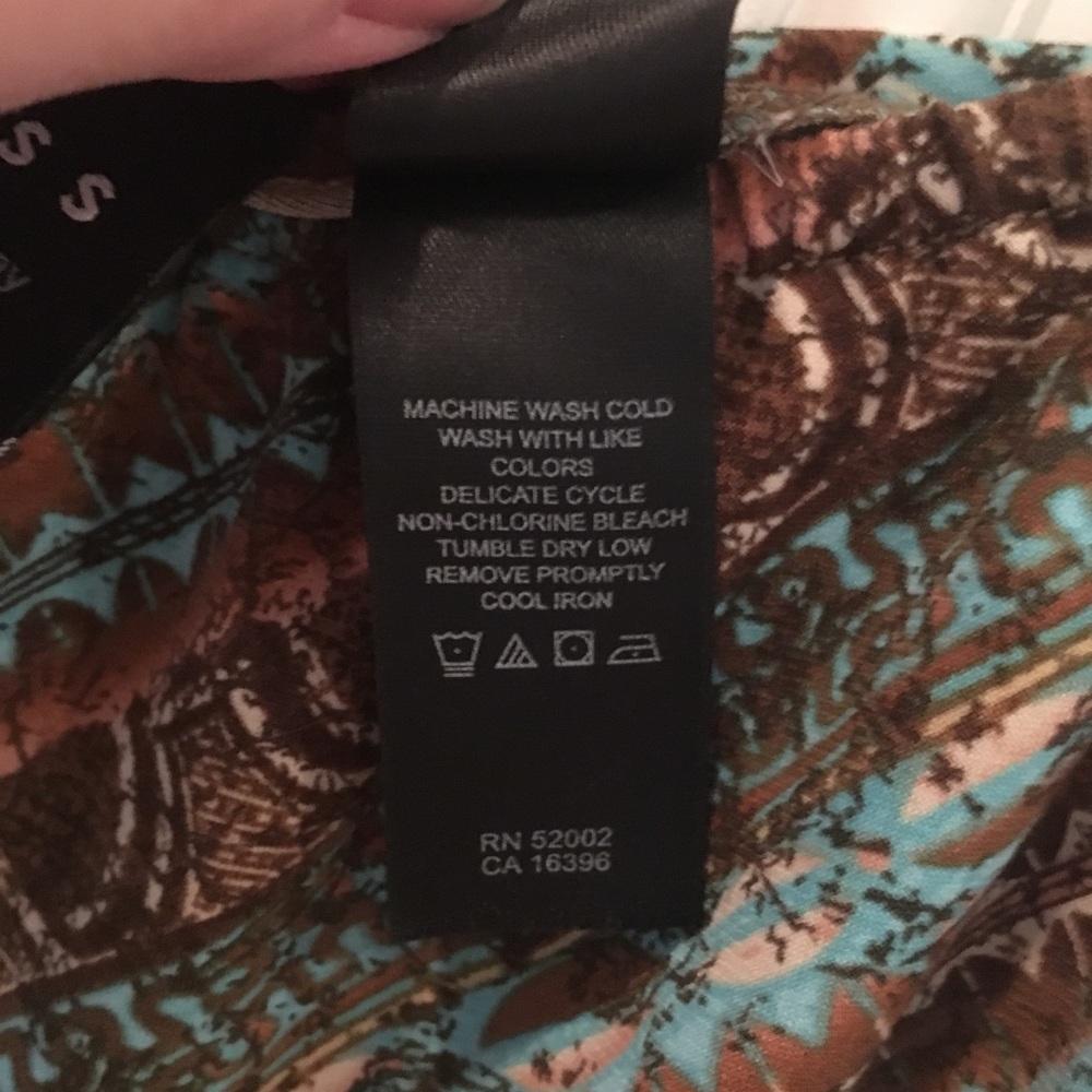 Brown and Turquoise Tank - Picture 3 of 4